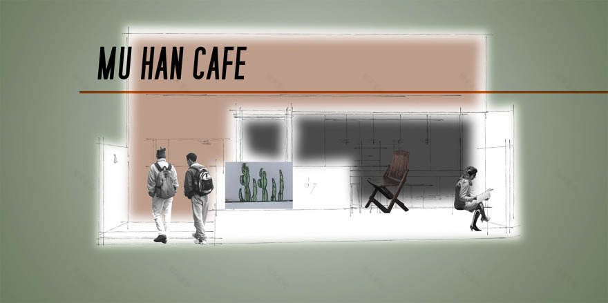 翠绿中的粉色梦幻——沐涵咖啡馆-35