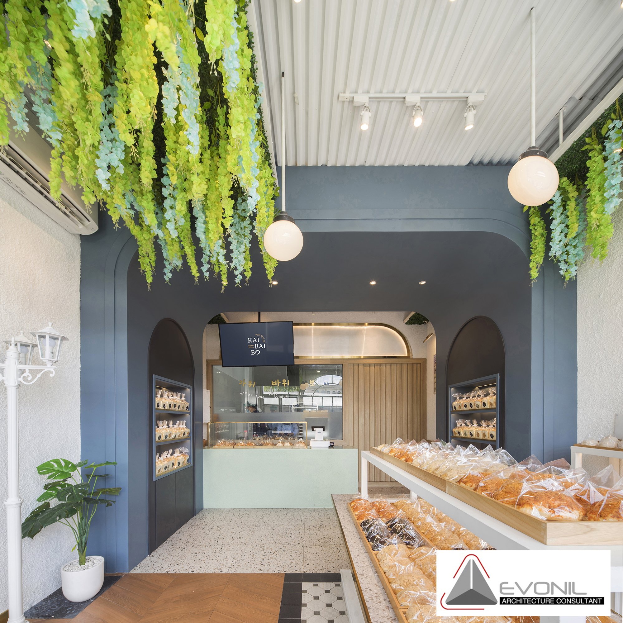 KAIBAIBO Korea Bakery Store丨EVONIL Architecture-0