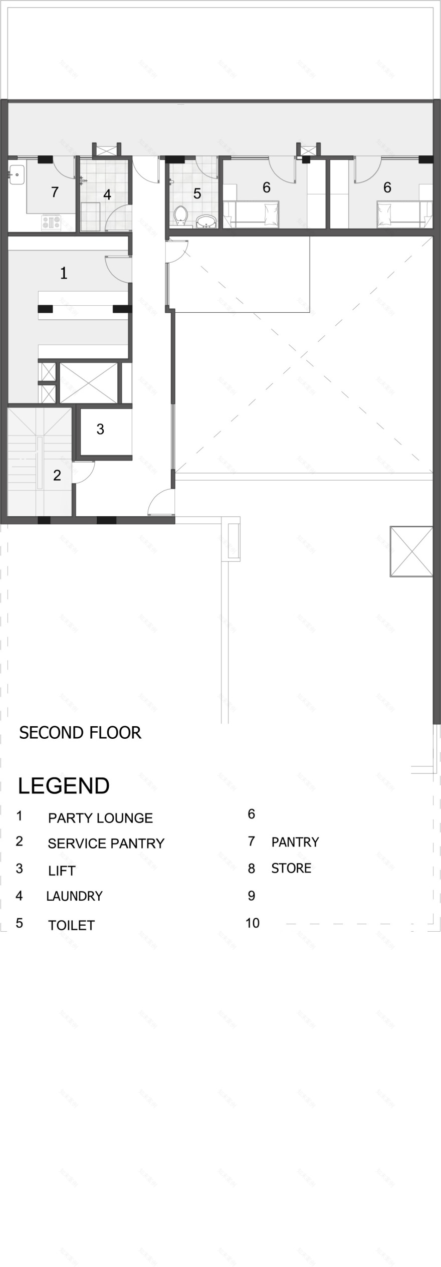 繁忙城市中的宁静绿洲——印度 Panchkula 别墅 Pool House-18