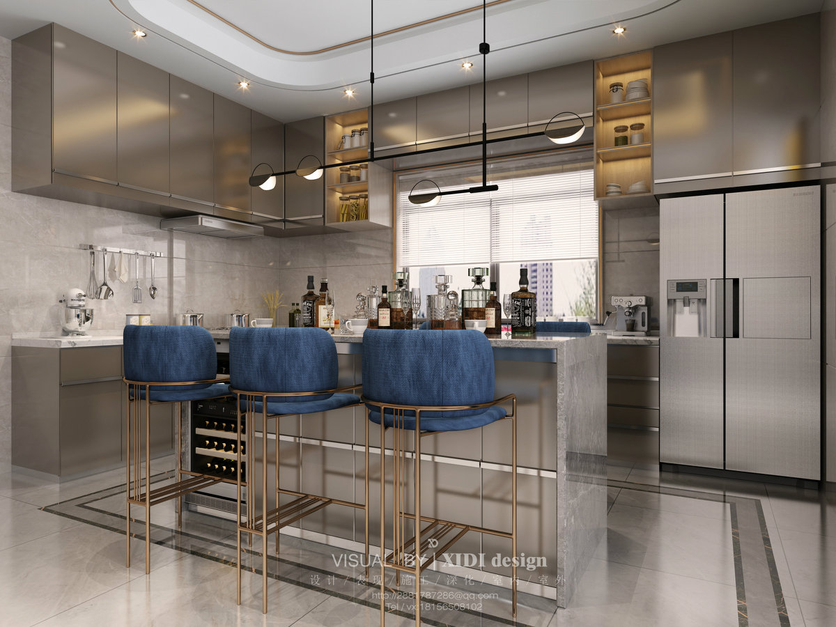 四月更新丨现代轻奢法式系列客餐厅餐厅合集-2