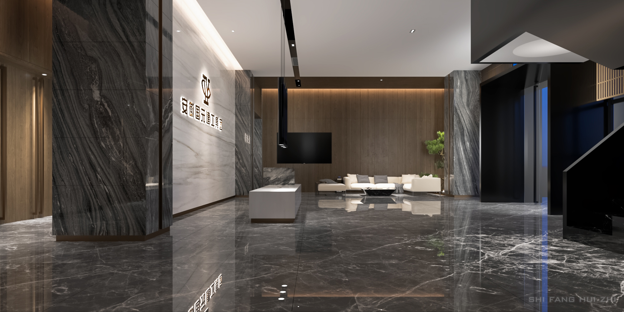 现代办公空间表现-1