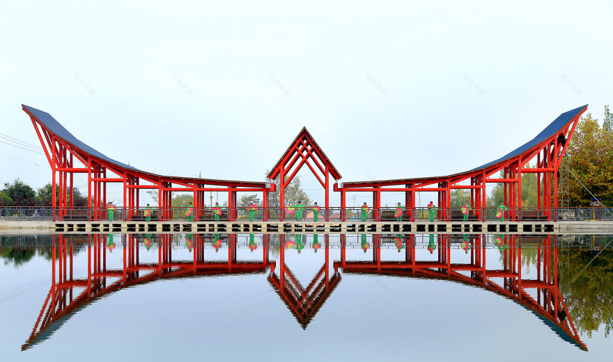 山头村凤凰山山门及舞台设计丨中国乡建院城乡共生工作室-11