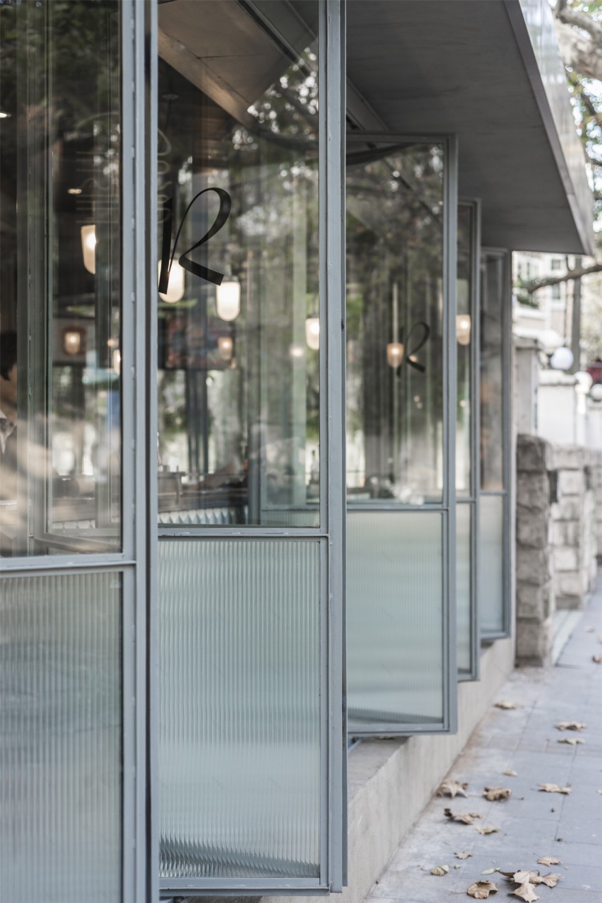 复古美式汉堡店,打破内外边界-9