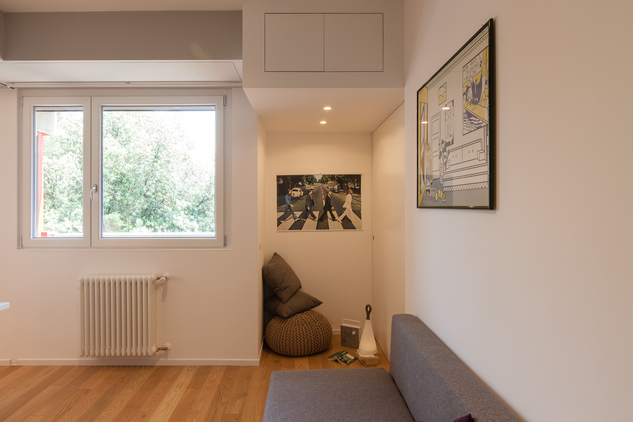 罗马南郊公寓的灵动空间设计-14