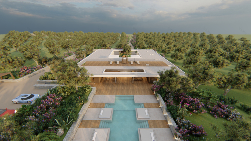 意式别墅“橄榄环绕”打造自然生活空间-2