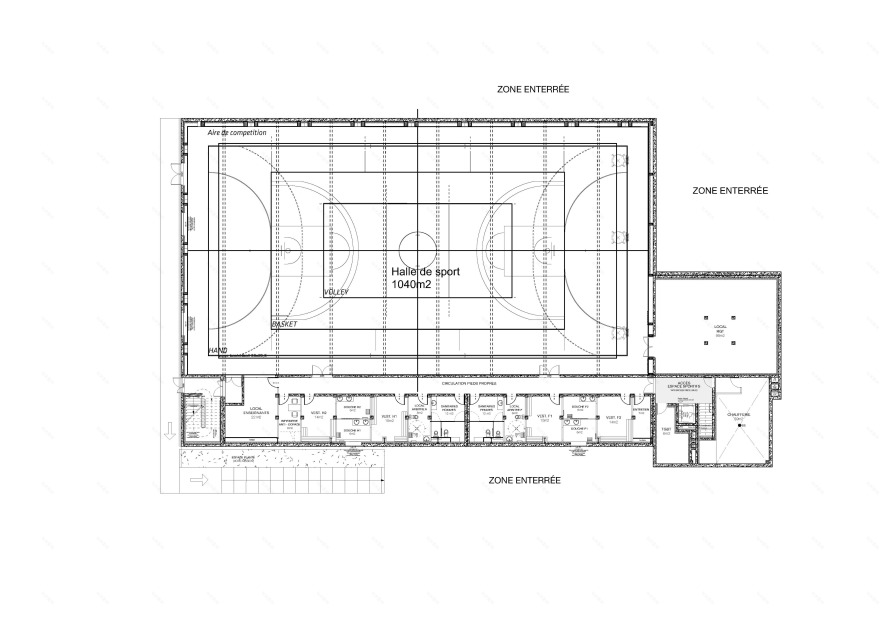 森林边的运动大厅丨法国丨A+Architecture-13