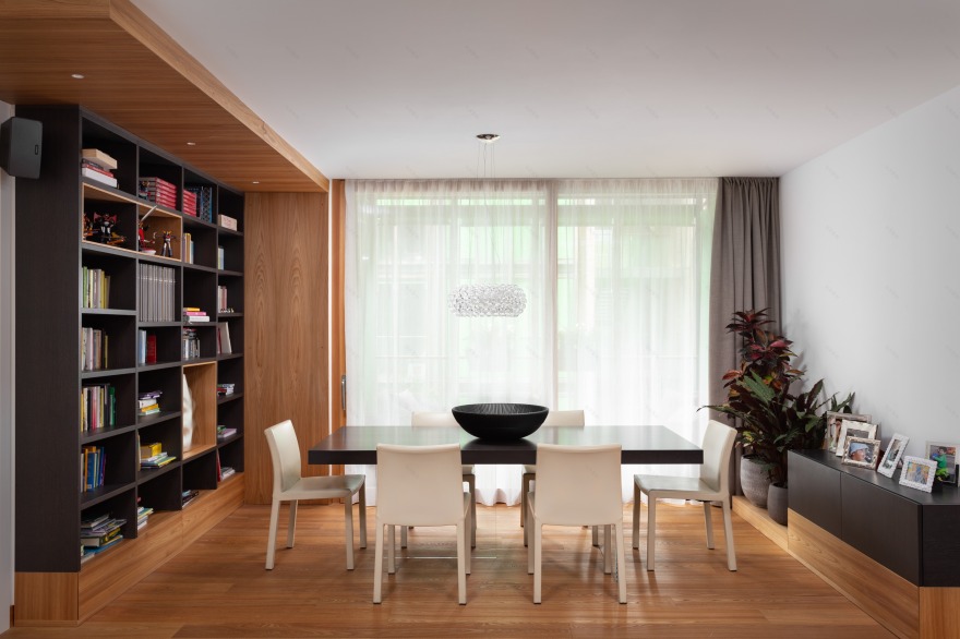 意大利灰色橡木别墅,打造一体化空间-5
