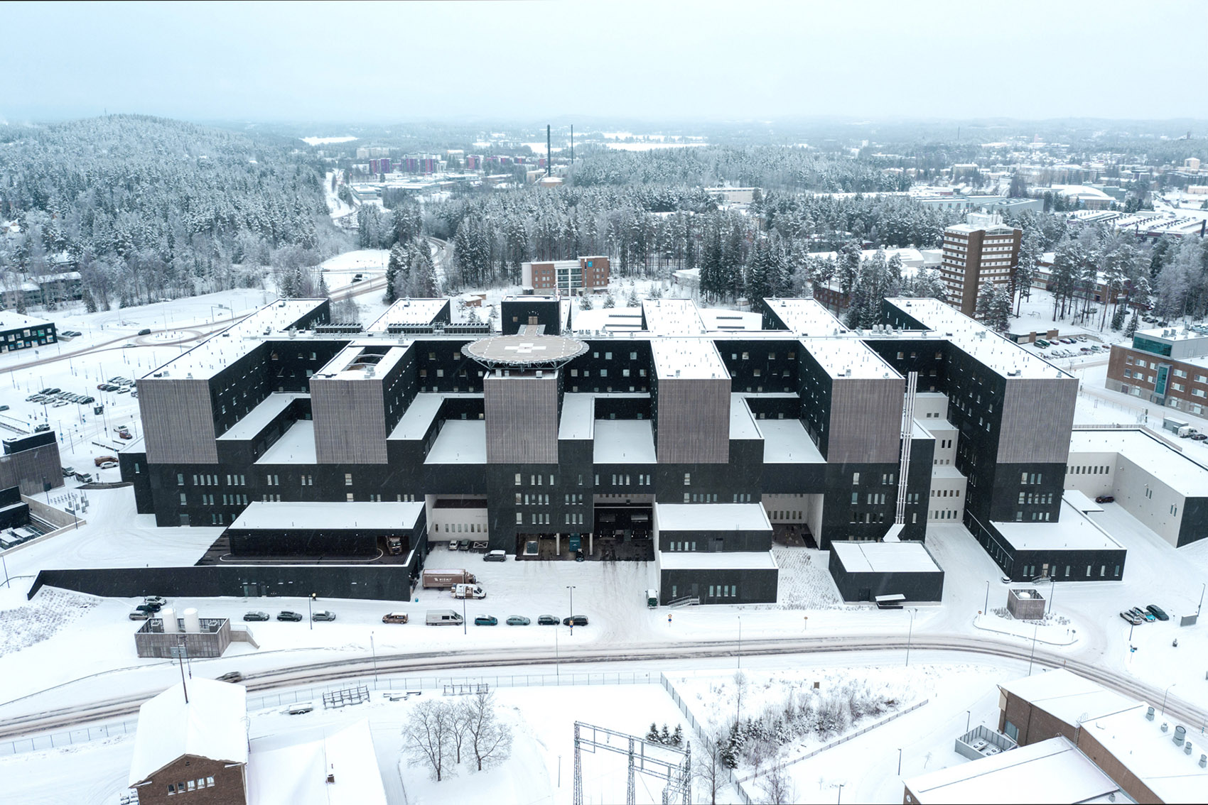芬兰中部新星医院/一座具备全新创新理念和运作系统的未来医院模型-138