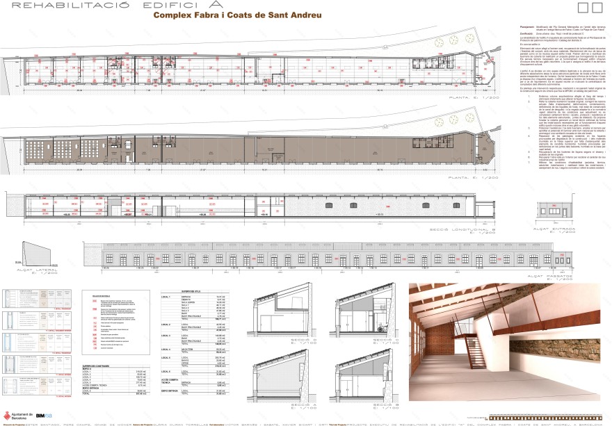 修复“A”建筑,展现百年砖墙风采——巴塞罗那 Fabra i Coats 综合体-7