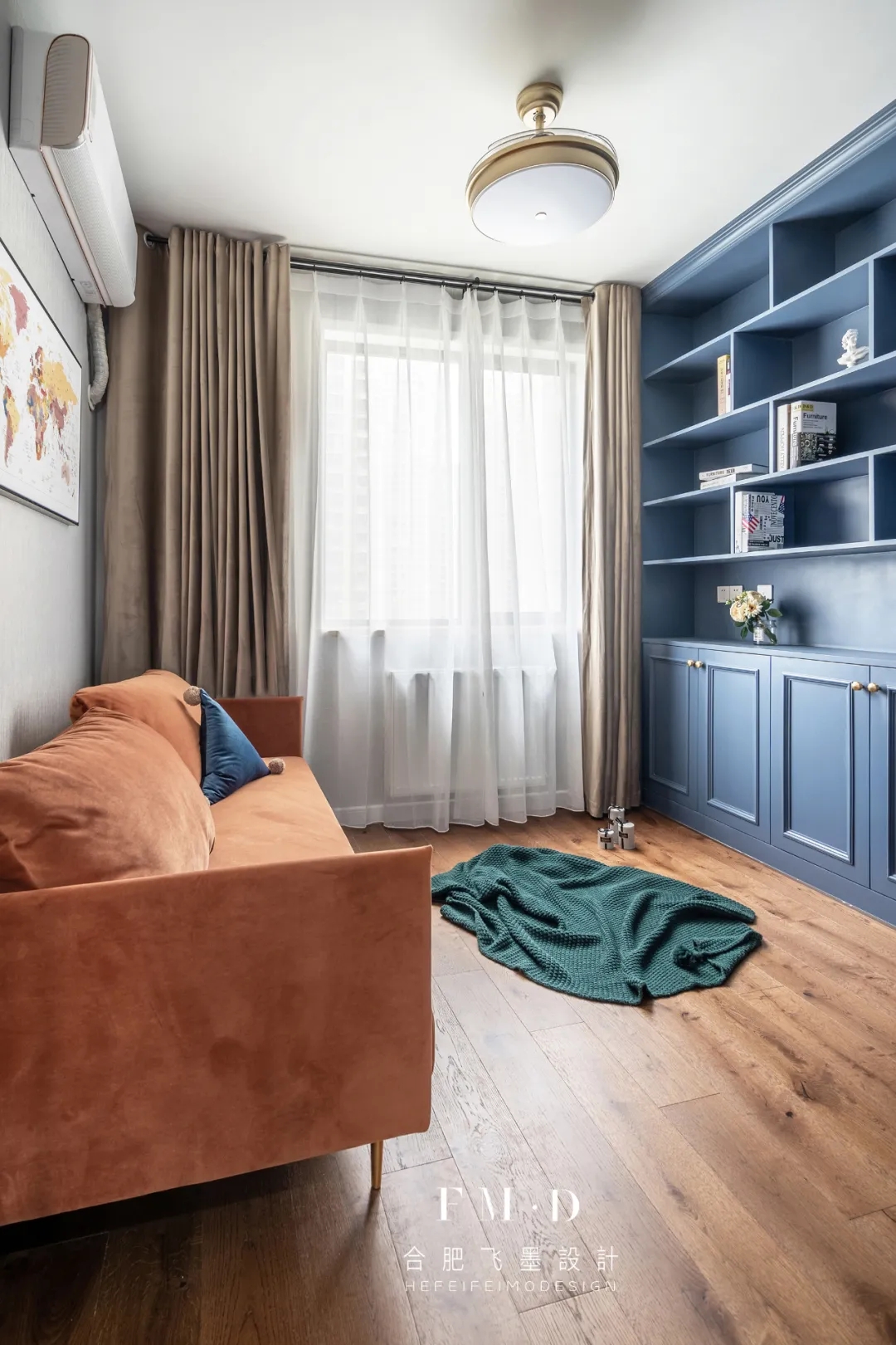 合肥华润凯旋门 130㎡精装房改造，美式轻奢风格温馨实用-54
