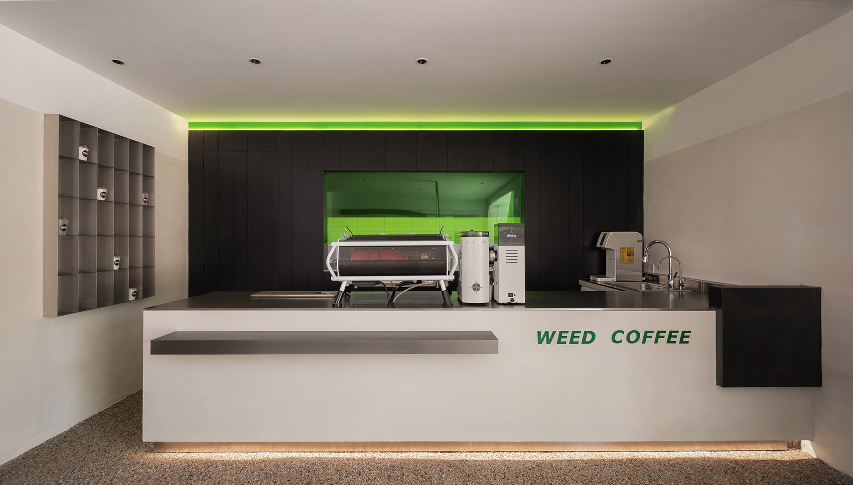 Weed Coffee，杭州/统一空间秩序，形成视觉的连续性-29