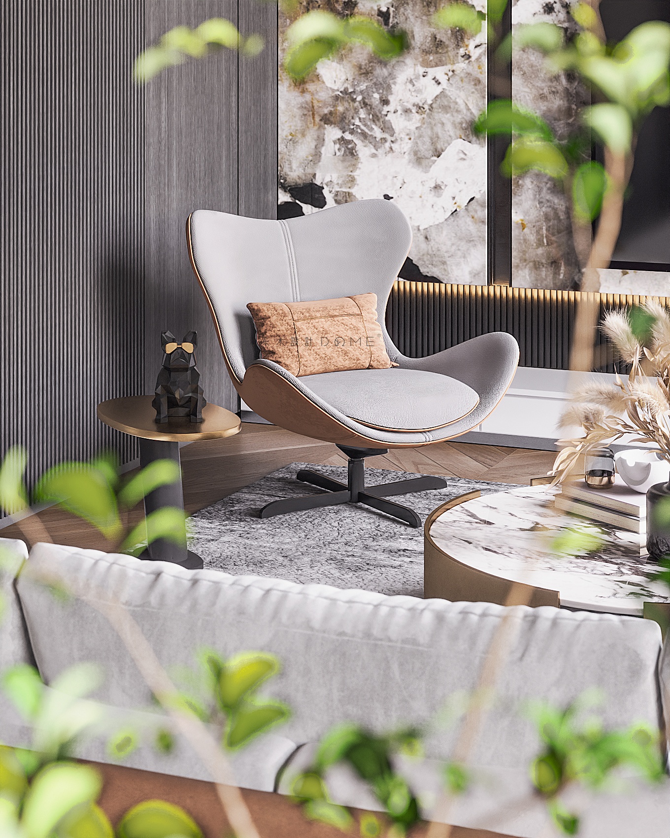 TOMO東木筑造丨别墅丨东木设计 丨 283㎡ 4室2厅，远离喧嚣融入质感生活-1