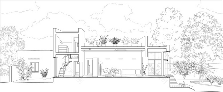 乡村老屋变身高颜值现代家庭住宅-24