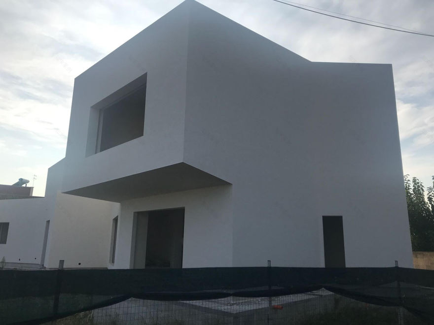 线性白建筑 | 家庭住宅的简约之美-1