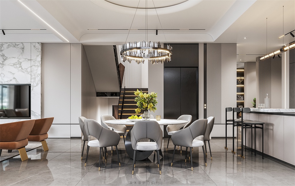 东木设计 丨 700㎡梦想私宅，蕴含品质之美！-9