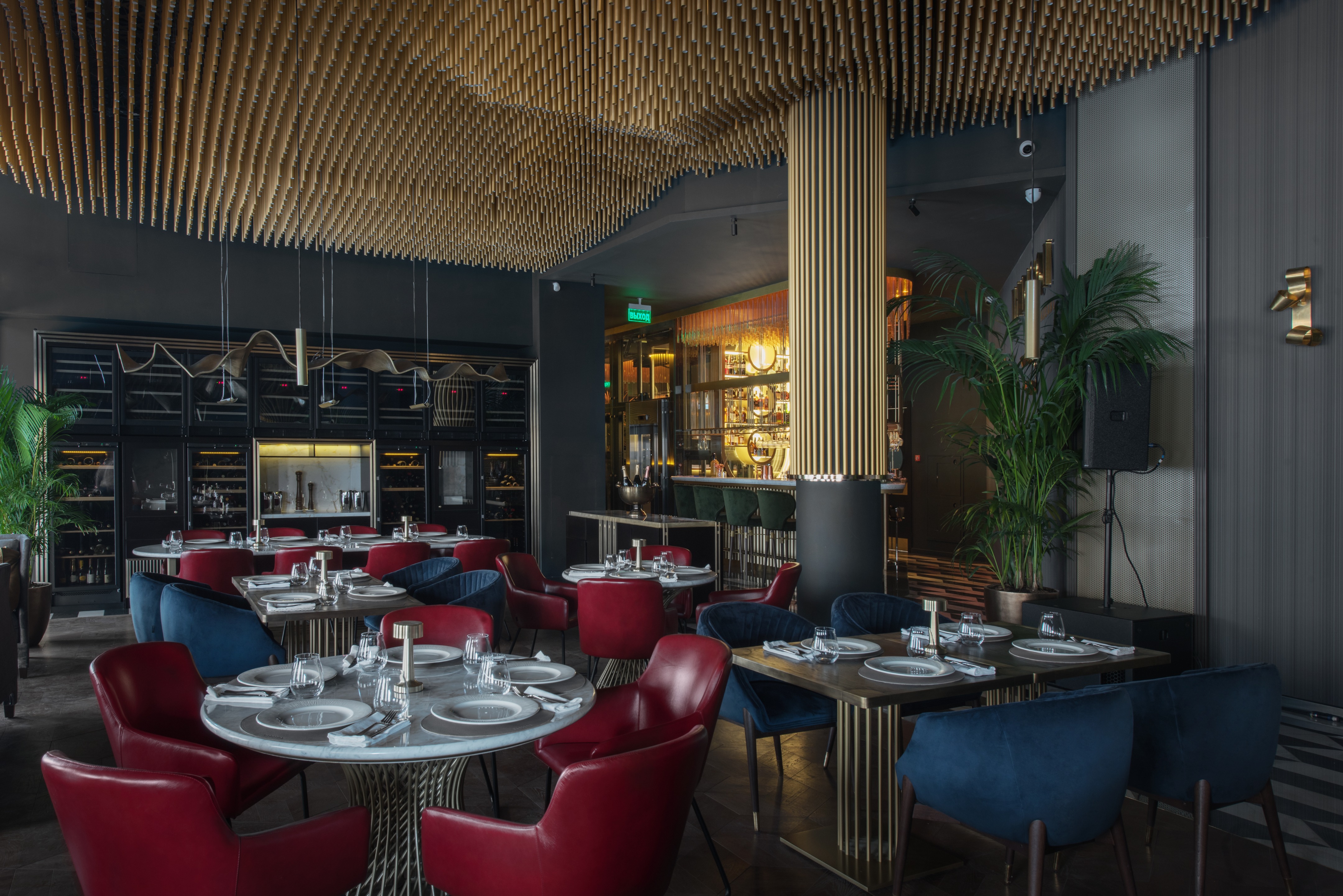 梦幻金碧 Gatsby 风格餐厅丨俄罗斯莫斯科丨ARCHPOINT bureau-15