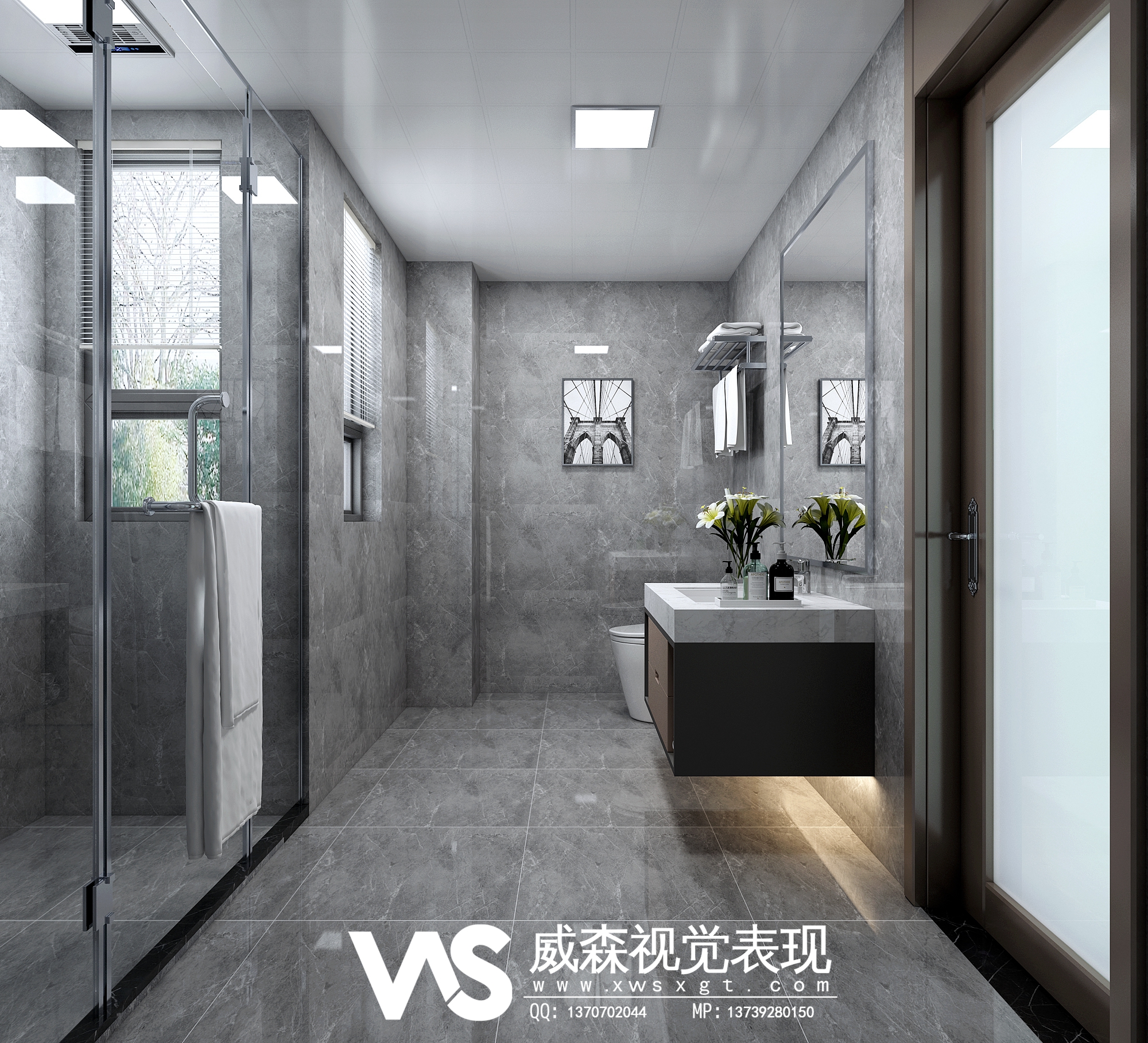 现代黑白灰别墅设计，展现简约魅力-8