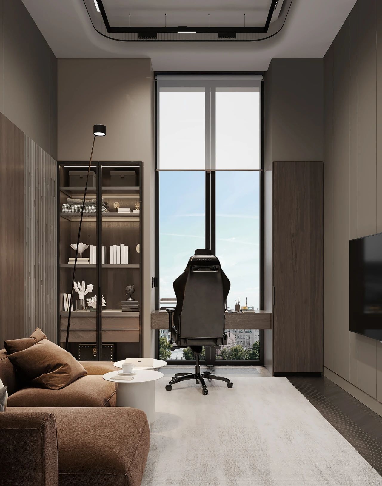 莫斯科顶层复式豪宅,现代风格演绎温馨高级生活-47