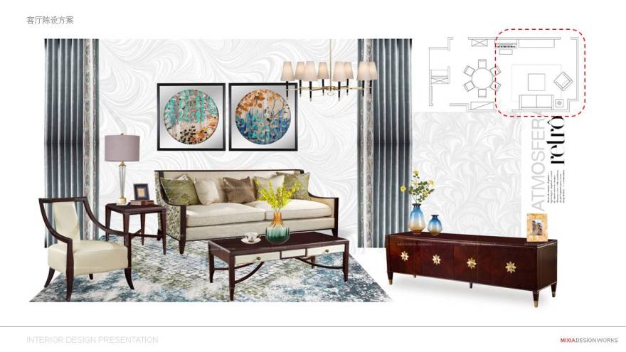 米夏软装打造优雅美式家居,温暖一家人的异国生活-78