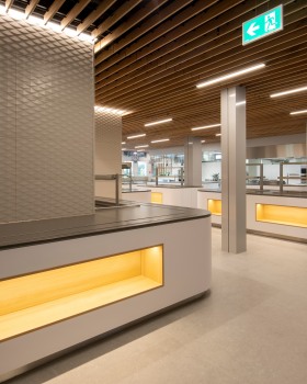 日内瓦商业中心餐厅翻新 | 现代简约风引领商务休闲潮流