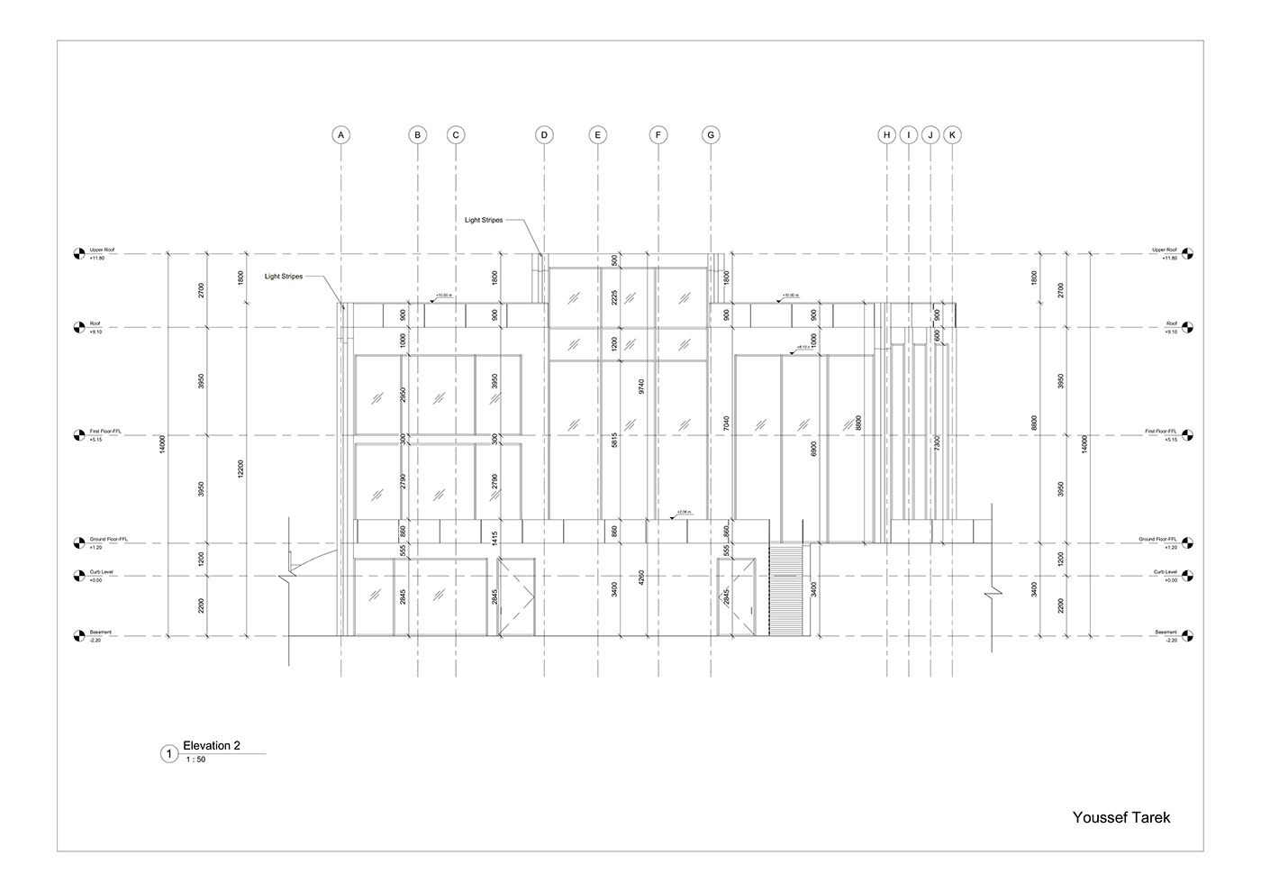 Youssef Tarek丨别墅建筑丨Villa Working Dawings-8