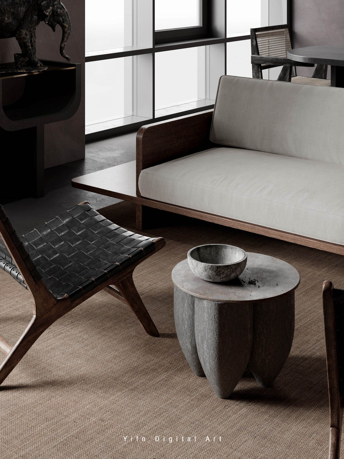 易梵 / 室内住宅 / corona,Rendering-3