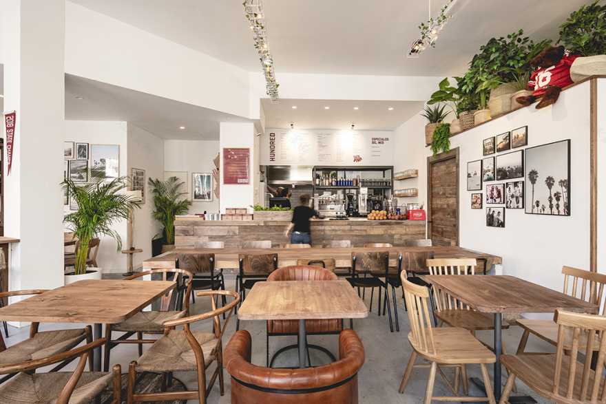 "百汉堡"餐厅 | 温馨环保,空间利用极致-14