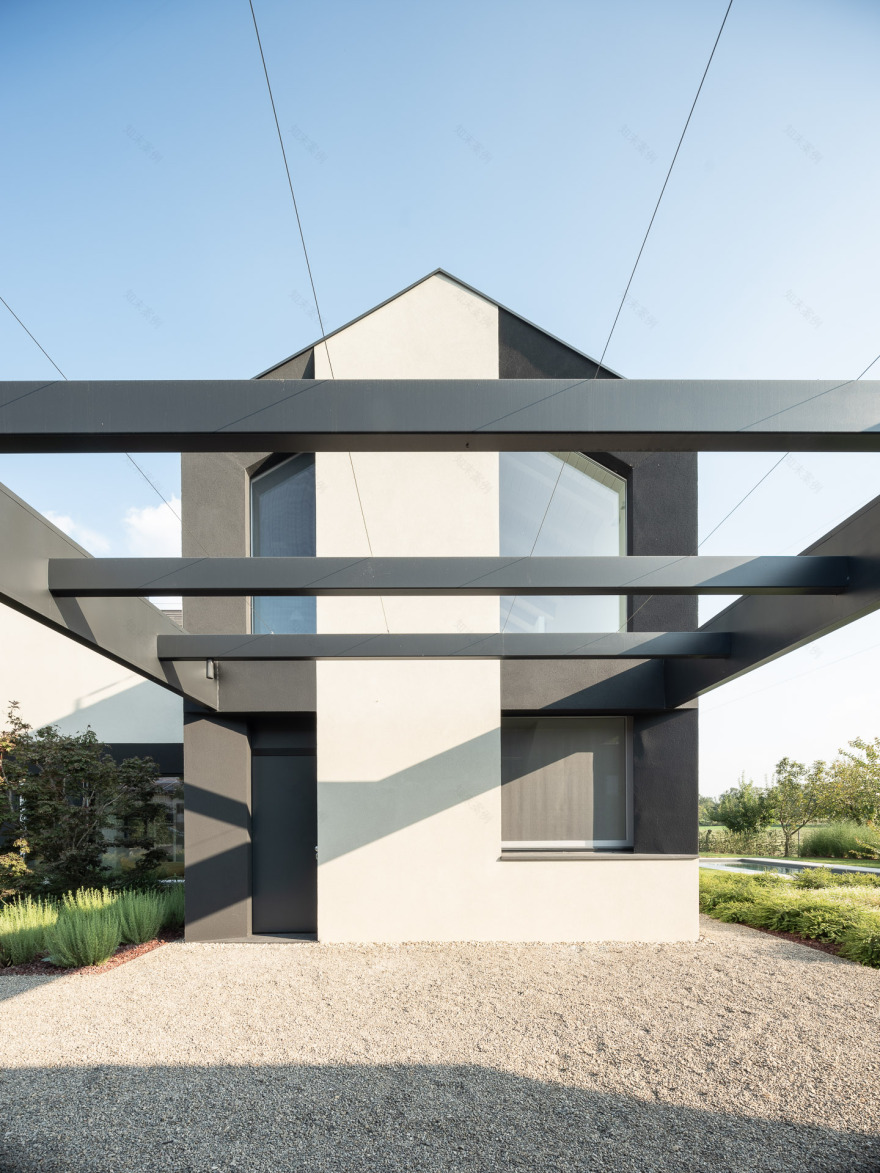 乡间别墅 HHCR,融入自然美景的设计佳作-7