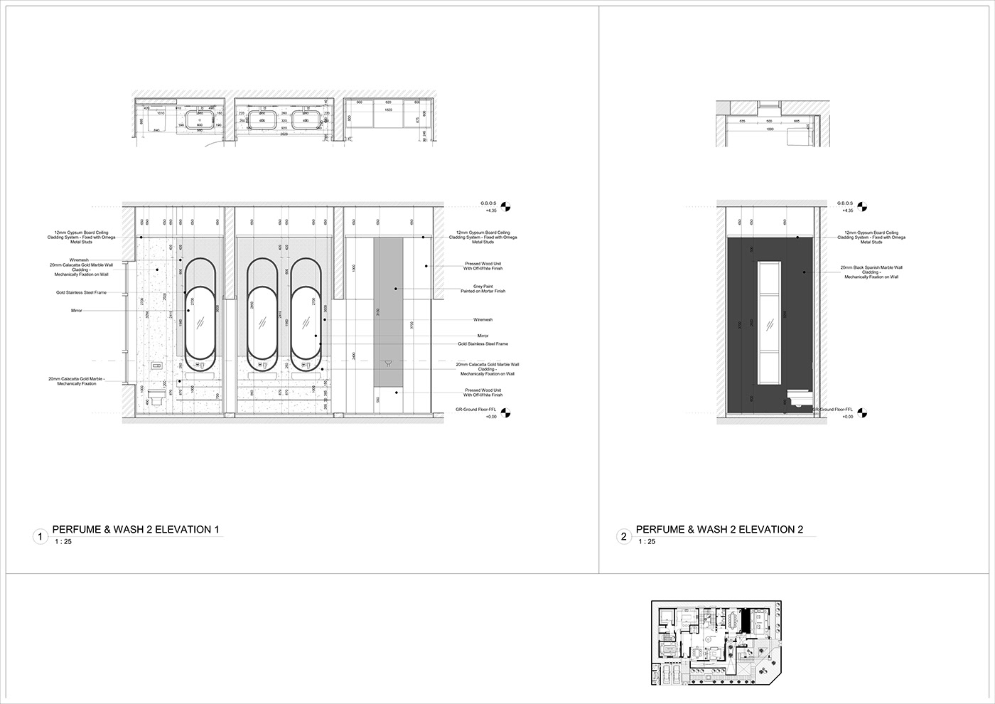 Youssef Tarek丨别墅丨Villa Interior Working Drawings-42