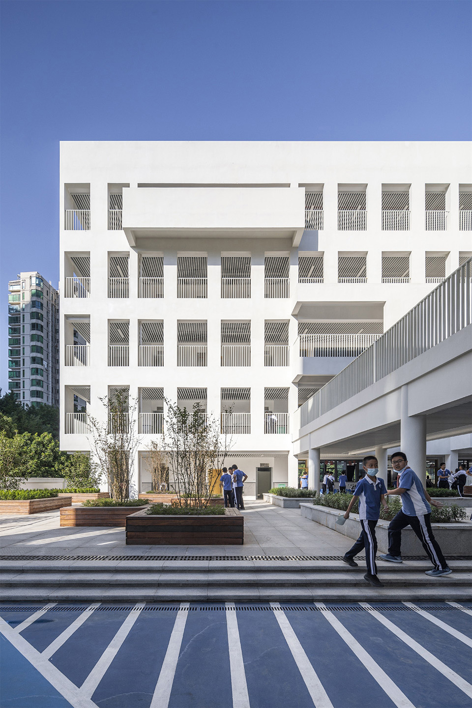 深圳福田区梅香学校/“街院”意向在校园建筑中的在地演绎-29