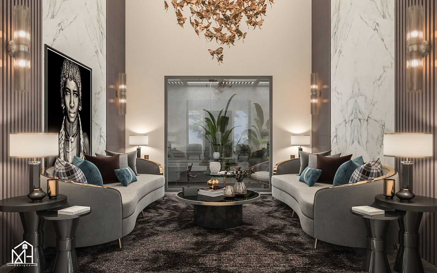 Formal Elegant Living Room-1