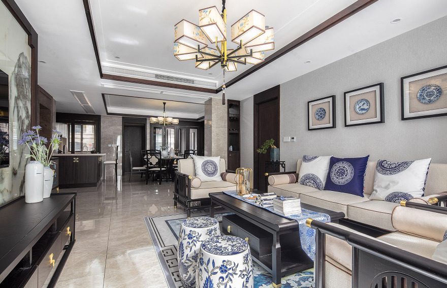 高科锦园的青花瓷风格设计-14