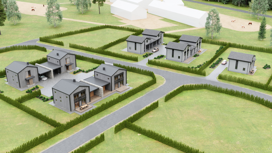 宁静郊区别墅,亲近自然的设计佳作-2