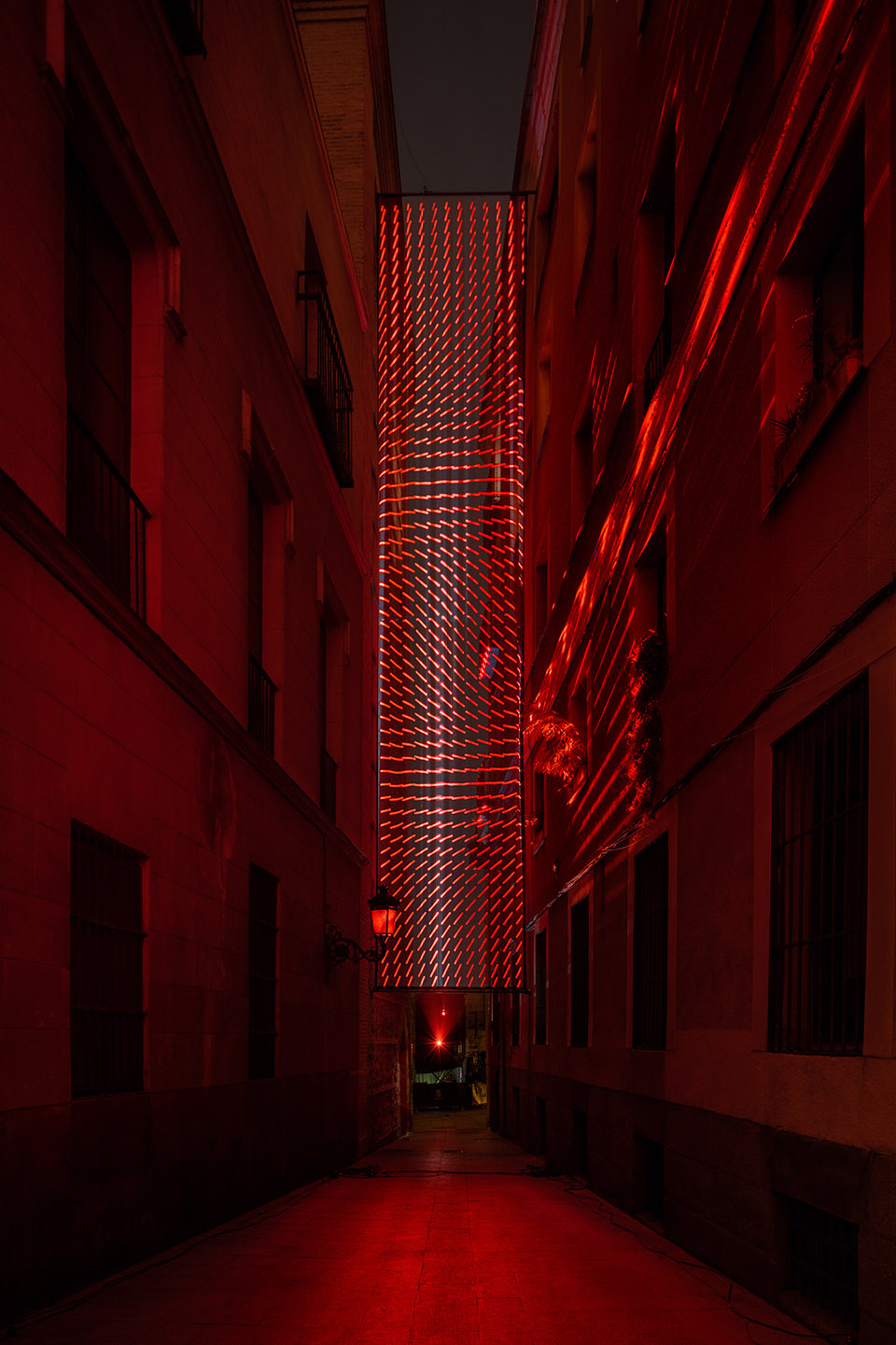 “DATA”灯光艺术装置，马德里/思考大数据在人类生活中的意义-23
