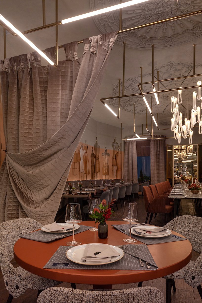 莫斯科丽思卡尔顿酒店 Sartoria Lamberti 餐厅设计-6