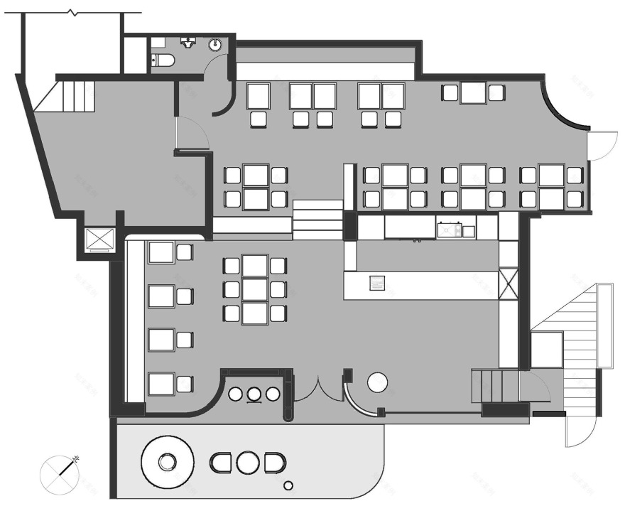 印澜食集·二舍丨中国青岛丨青岛舟不离空间设计-60