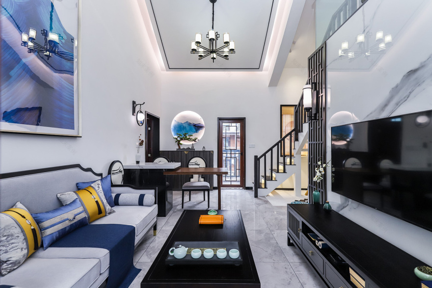 峨眉黄湾小镇新中式民宿设计-18