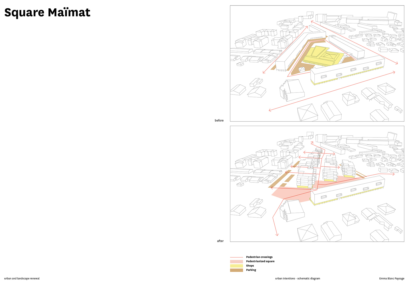 Square Maïmat住宅区更新，法国/释放公共空间，连接社区居民-101