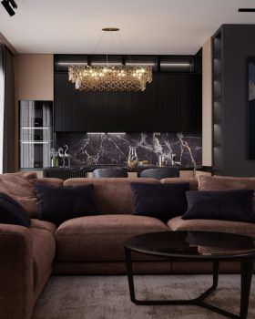 A Vi丨公寓丨Apartment interior design Residential complex Aristocrat Kiev