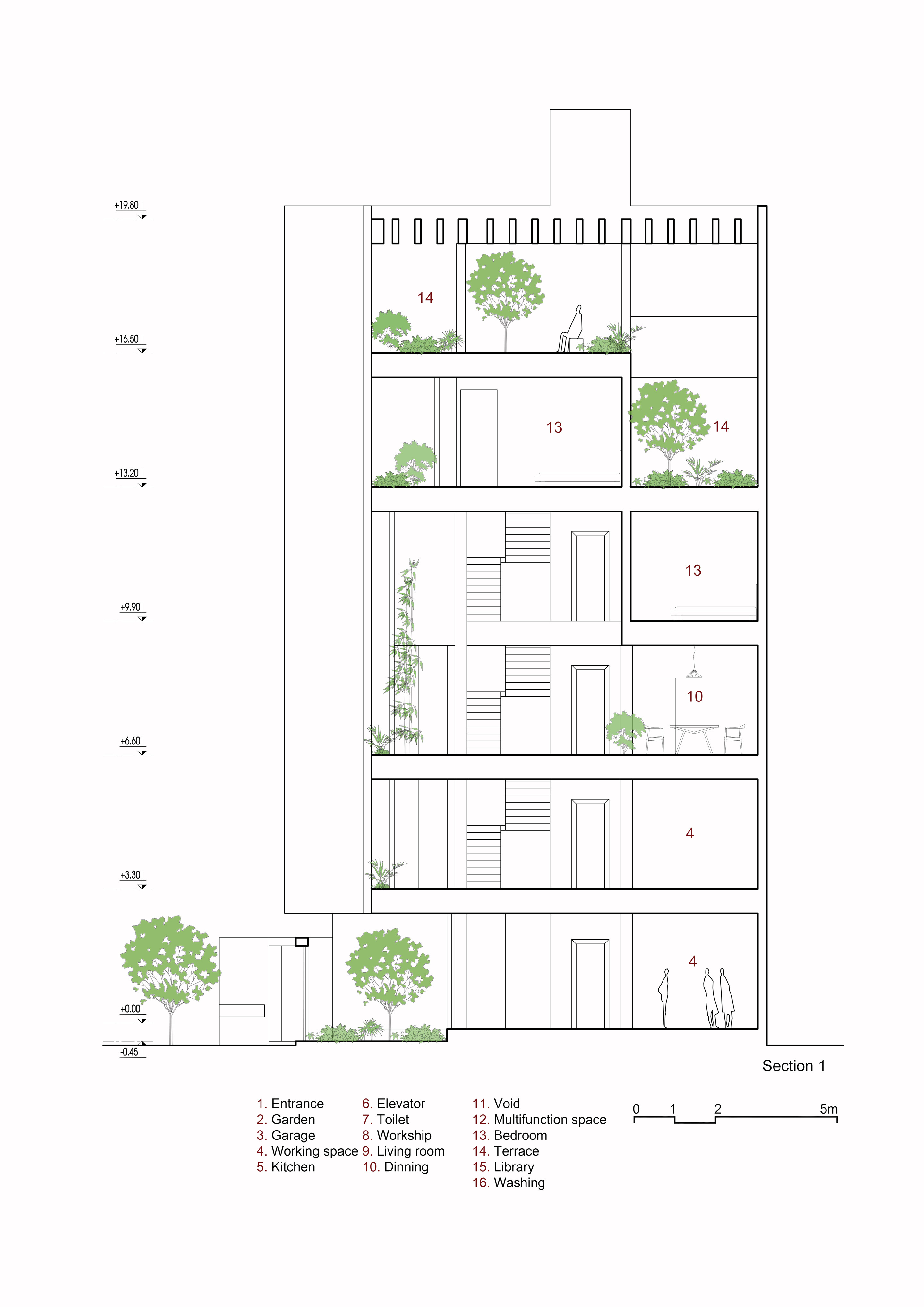 呼吸自如的“适肺”住宅-23