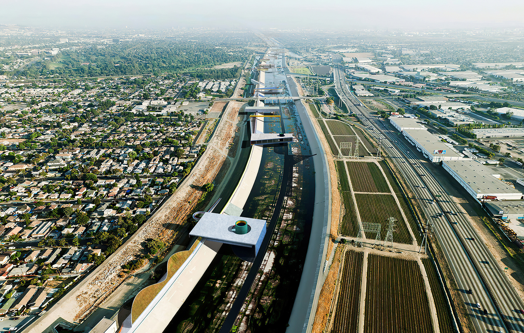 洛杉矶河空间改造/城市社区空间的延伸-3