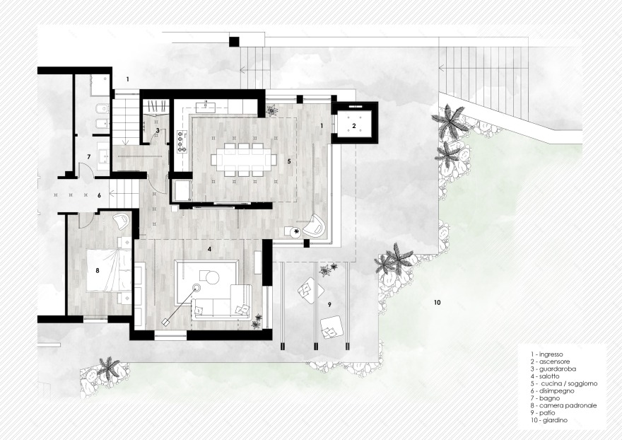 80 年代别墅翻新,白色光影演绎现代生活-11