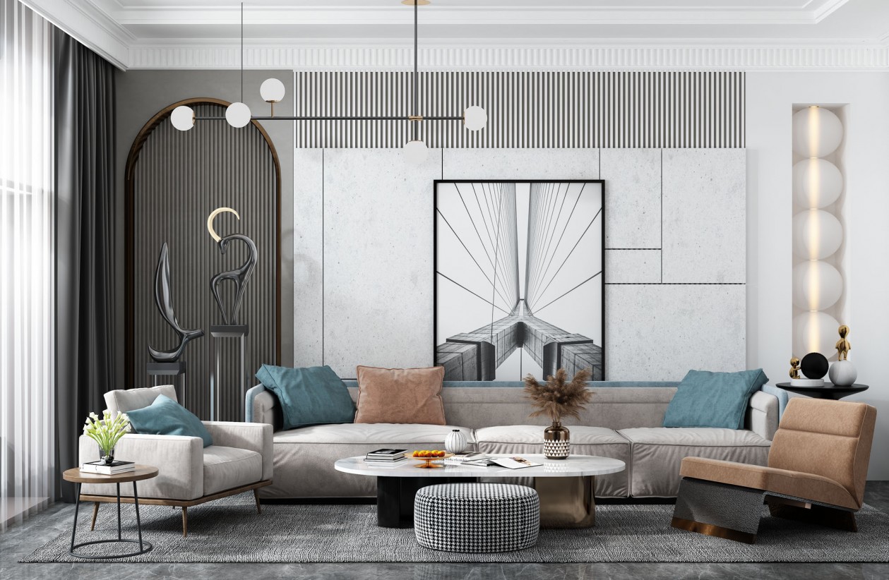 现代客厅”不要流行只要个性“-3