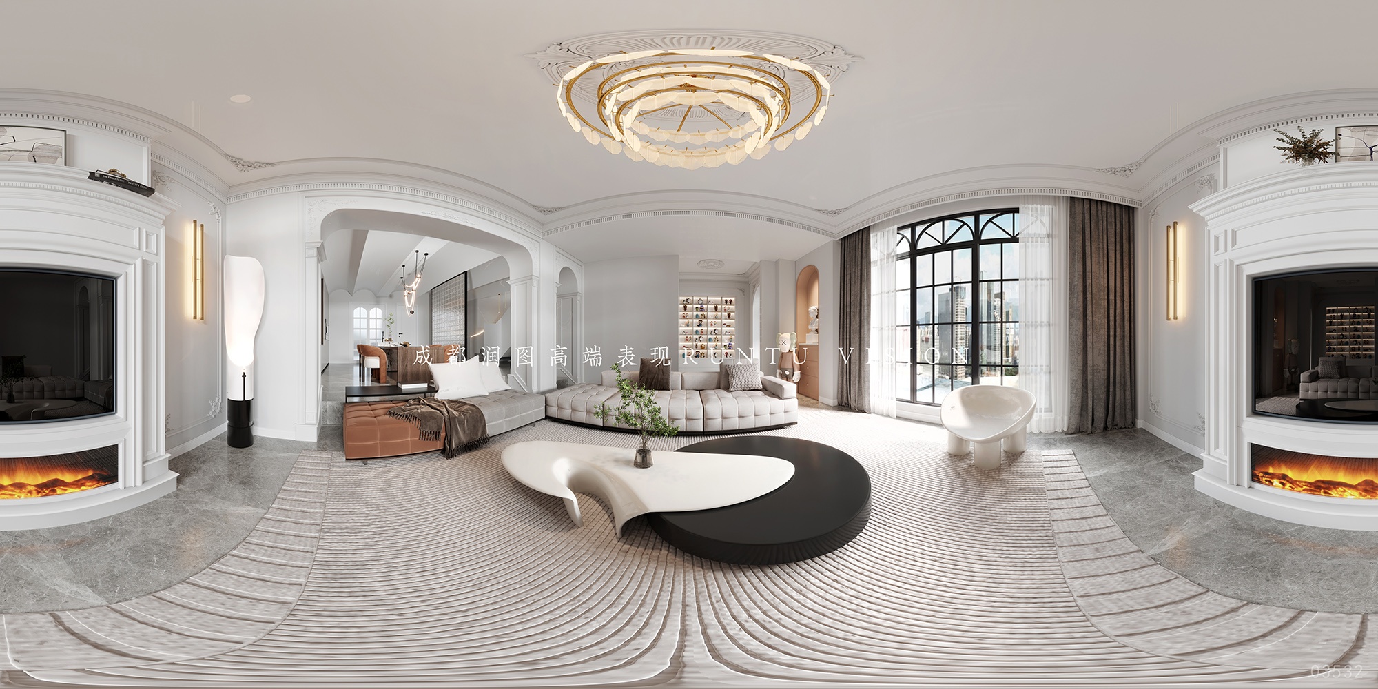 金色稻田家装设计丨中国成都丨润图设计-45