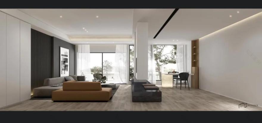 名本设计打造 560 平米双拼别墅,收纳、线条、色彩、留白完美融合-25