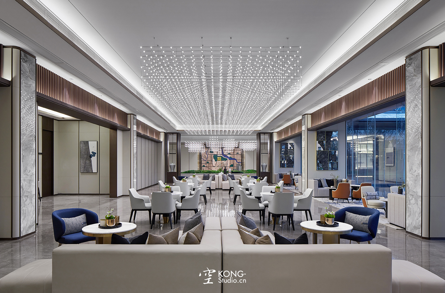 空与间建筑摄影：融创观溪樾销售中心-10