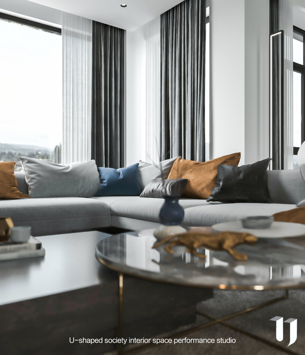 现代住宅的互补与平衡 · U 形社的平衡美学-6