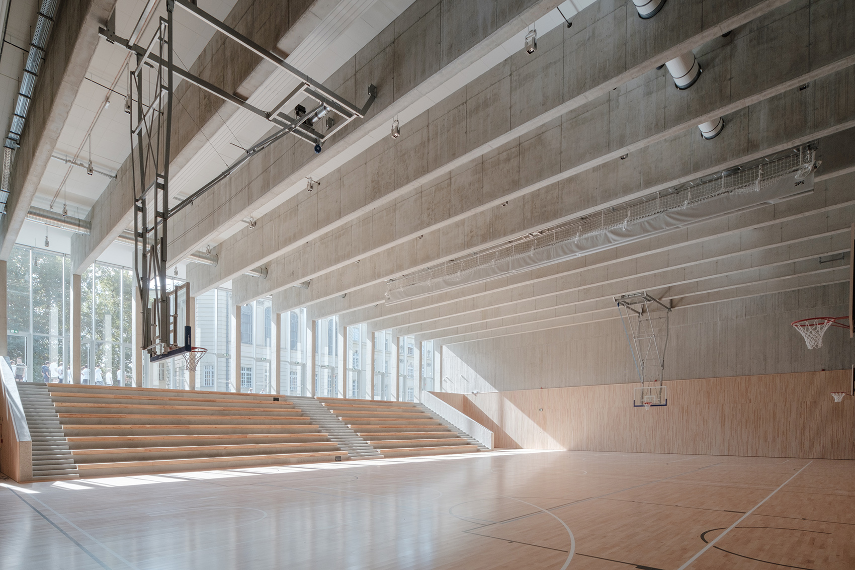 Saint Margaret高中体育馆，匈牙利/简约且朴素-76