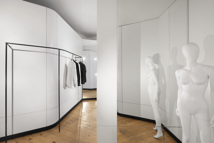 解构空间 · Vujà Dé 时尚店设计丨法国尼斯丨JEAN DE LESSARD DESIGNERS CRÉATIFS-2