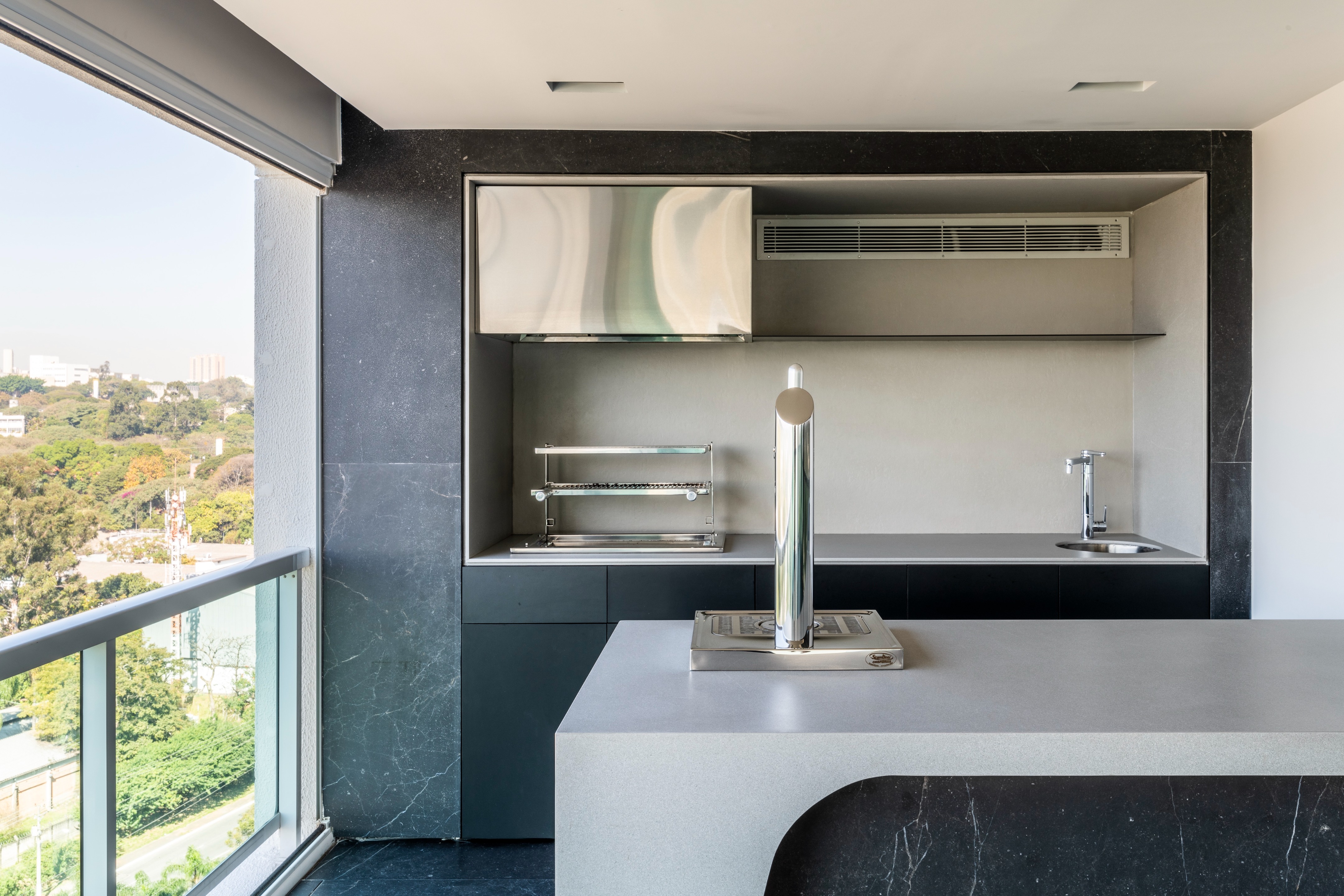 巴西圣保罗曲线流动公寓设计-6